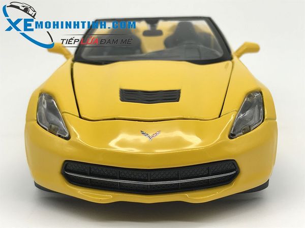 XE MÔ HÌNH CORVETTE STINGRAY 2014 1:24 MAISTO (VÀNG)