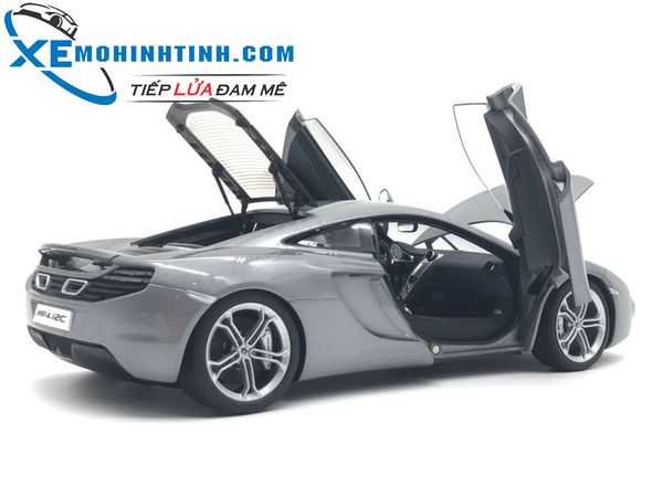 XE MÔ HÌNH MC.LAREN MP4-12C (BẠC)