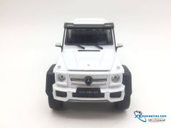 XE MÔ HÌNH MERCEDES-BENZ G63 6X6 1:24 WELLY ( TRẮNG )