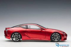 XE MÔ HÌNH LEXUS LC 500 (METALLIC RED/DARK ROSE INTERIOR) 1/18 AUTOART