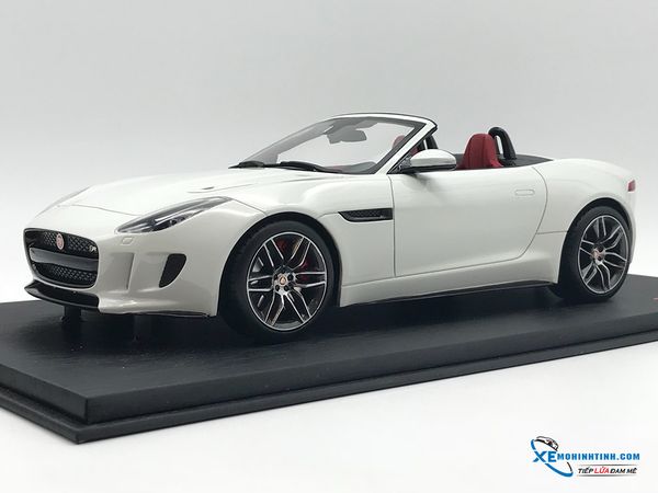 TS0038 MH TOPSPEED 1:18 JAGUAR F-TYPE R CONVERTIBLE POLARIS WHITE