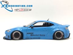 1:18 ROCKET BUNNY TOYOTA 86 (METALLIC SKY BLUE/BLACK WHEELS)