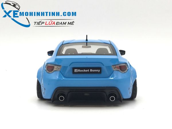 1:18 ROCKET BUNNY TOYOTA 86 (METALLIC SKY BLUE/BLACK WHEELS)