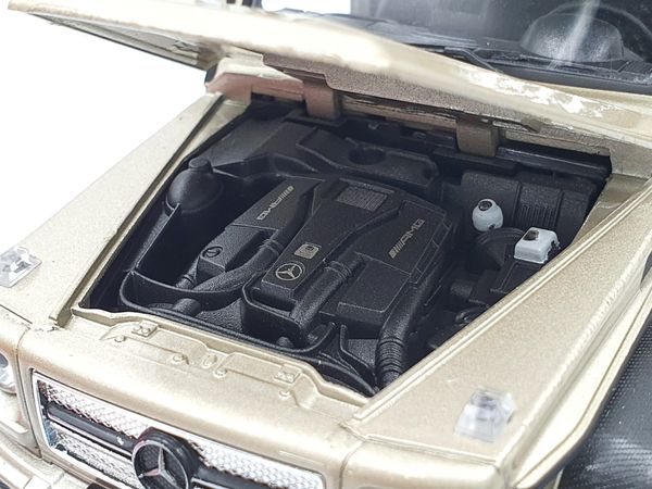 XE MÔ HÌNH MERCEDES BENZ G63 6X6 1:24 WELLY (GOLD)