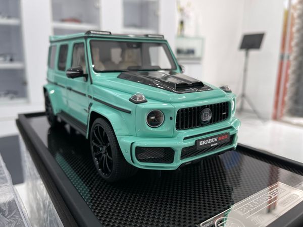 Xe Mô Hình Mercedes Benz Brabus 800 Limited 99 1:18 Motorhelix ( Tiffany Blue )