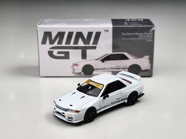 Xe mô hình Nissan Skyline GT-R (R34) V-Spec N1 White RHD 1:64 MiniGT ( Trắng )