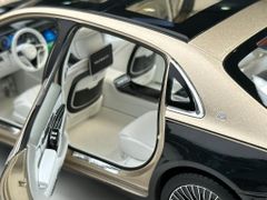 Xe Mô Hình Mercedes-Maybach S-Class 2021 1:18 Norev ( Gold/ Black/ Mân Thường)