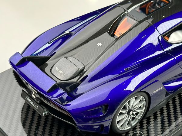 Xe mô hình Koenigsegg Regera 1:18 FrontiArt ( Purple Blue )