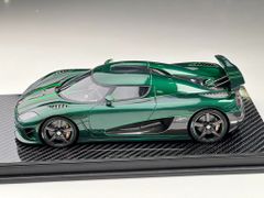 Xe mô hình Koenigsegg Agera S 1:18 FrontiArt ( Green Carbon )