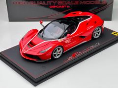 Ferrari LaFerrari Rosso Corsa 322 1:18 BBR (Đỏ Mui Đen Viền Trắng) Limited