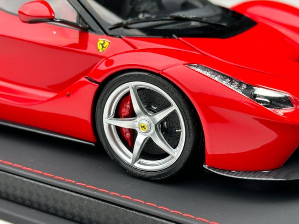 Xe Mô Hình Ferrari LaFerrari 1:18 BBR Models ( Đỏ Mui Đen ) Limited