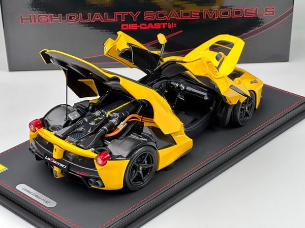 Xe Mô Hình Ferrari LaFerrari 1:18 BBR Models ( Vàng ) Limited