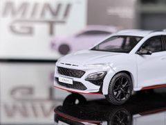 Xe Mô Hình Hyundai KONA N 1:64 MiniGT ( Xanh )