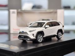 Xe Mô Hình Toyota RAV4 Hybrid 1:64 LCD ( Trắng )