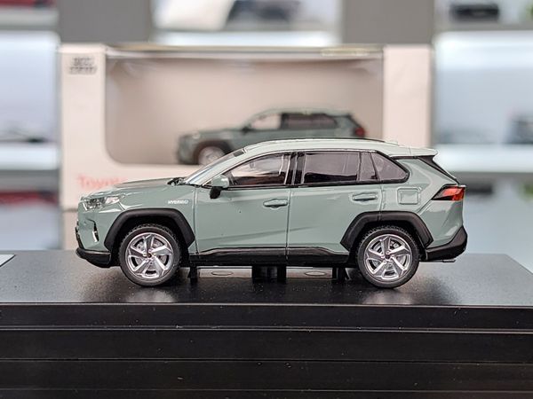 Xe Mô Hình Toyota RAV4 Hybrid 1:64 LCD ( Xám )