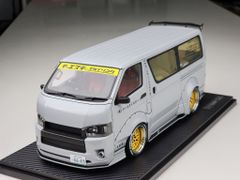 Xe mô hình T*S*D Works Hiace 1:18 Ignition Model (Gray)