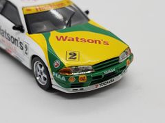 Xe Mô Hình Nissan Skyline GT-R (R32) Gr. A #2 1991 Macau GP 1:64 Minigt ( Trắng Xanh )