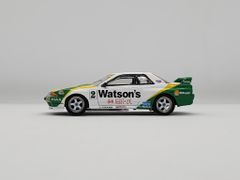 Xe Mô Hình Nissan Skyline GT-R (R32) Gr. A #2 1991 Macau GP 1:64 Minigt ( Trắng Xanh )