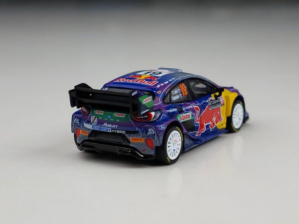 Xe Mô Hình Ford Puma Rally1 #19 1:64 MiNiGT ( Tím RedBull )