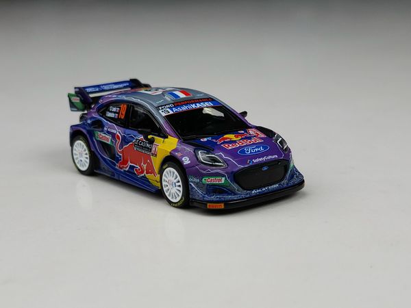 Xe Mô Hình Ford Puma Rally1 #19 1:64 MiNiGT ( Tím RedBull )