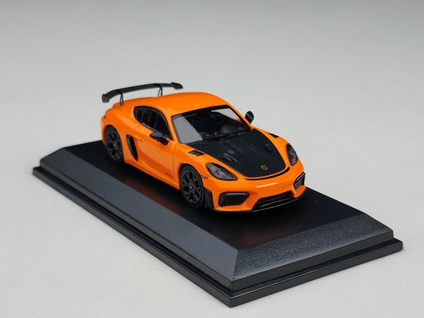 Xe mô hình Porsche Cayman GT4 RS 1:64 Minichams (Cam)