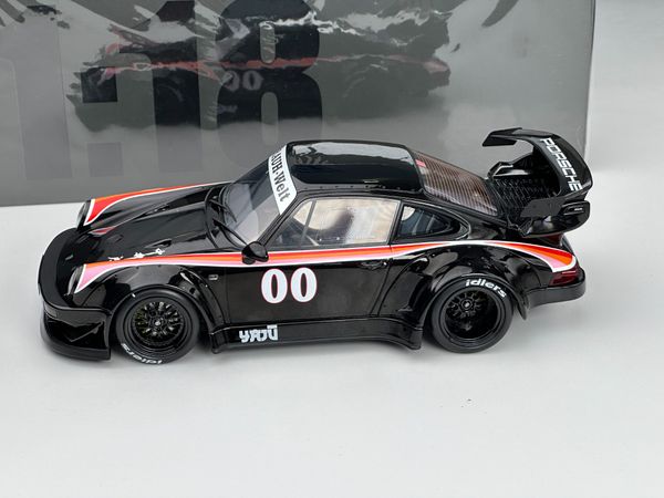 Xe Mô Hình Porsche RWB Bodykit Yajù 1:18 GTSpirit ( Đen )