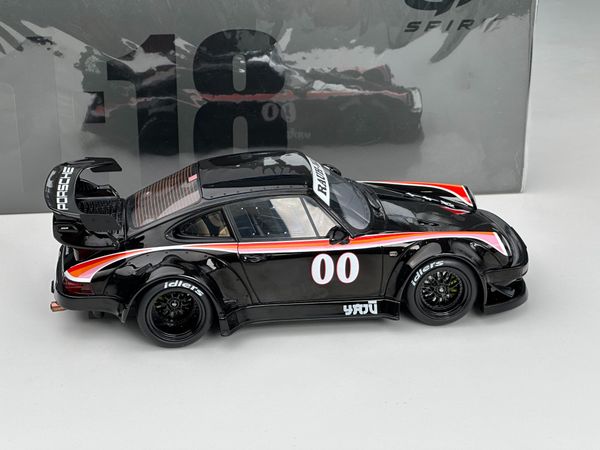 Xe Mô Hình Porsche RWB Bodykit Yajù 1:18 GTSpirit ( Đen )