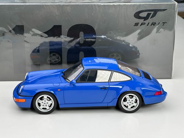 Xe Mô Hình Porsche 964 RS 1:18 GTSpirit ( Xanh )