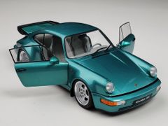 Xe mô hình Porsche 964 Turbo 1:18 Solido (Xanh Ngọc)