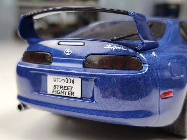 Xe mô hình Toyota Supra MK4 1:18 Solido (Dark Blue)