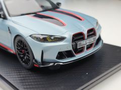 Xe mô hình BMW M4 CSL 1:18 GTSpirit (Xám Xanh)