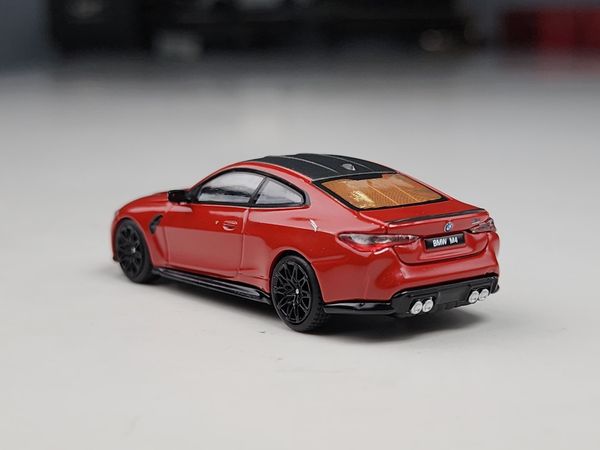 Xe mô hình BMW M4 Competition Toronto Red 1:64 MINIGT ( Đỏ Metallic)