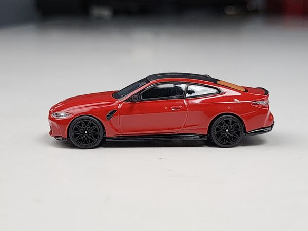 Xe mô hình BMW M4 Competition Toronto Red 1:64 MINIGT ( Đỏ Metallic)