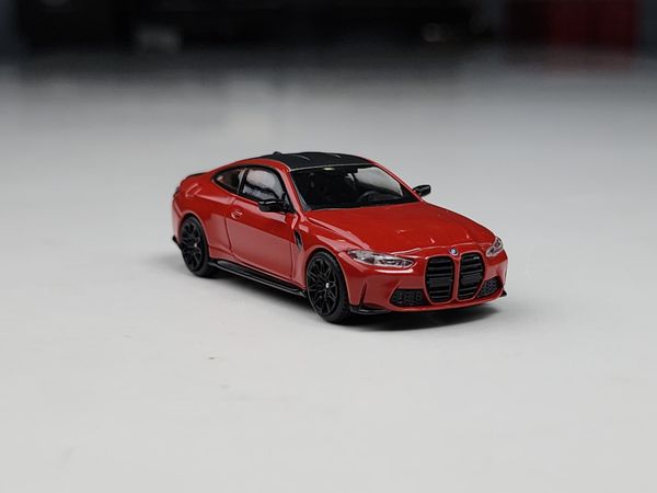 Xe mô hình BMW M4 Competition Toronto Red 1:64 MINIGT ( Đỏ Metallic)