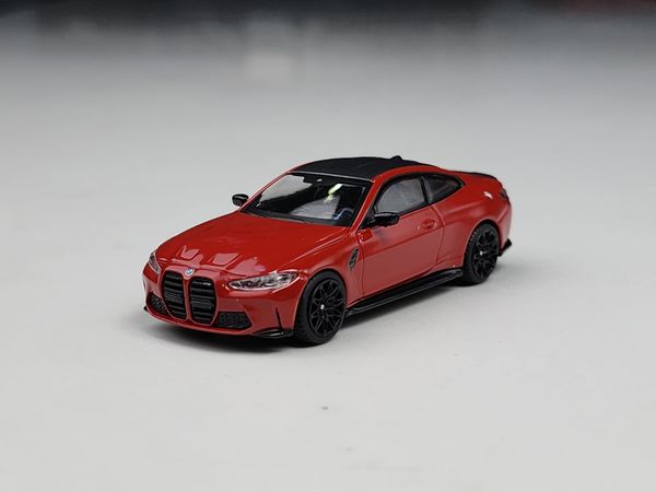 Xe mô hình BMW M4 Competition Toronto Red 1:64 MINIGT ( Đỏ Metallic)