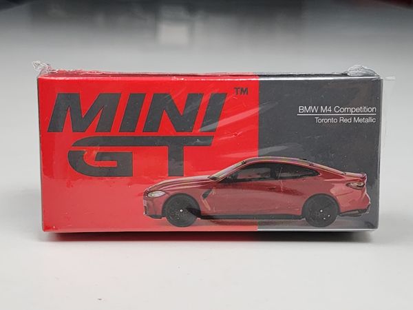 Xe mô hình BMW M4 Competition Toronto Red 1:64 MINIGT ( Đỏ Metallic)