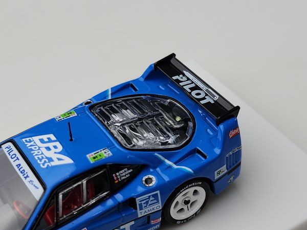 Xe Mô Hình Ferrari F40 LM 1:64 Tarmac Works ( Xanh Dương #34 )