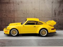 Xe Mô Hình Porsche 911 RSR 1:64 Tarmac Works ( Vàng )