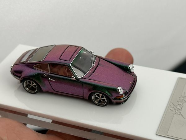 Xe Mô Hình Porsche Kaege Retro Classic 911 1:64 MY64 ( Rock Green Metallic )