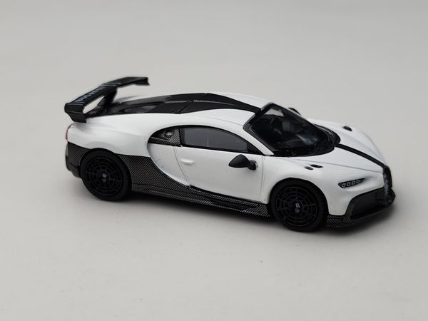 Xe Mô Hình Bugatti Chiron Pur Sport White 1:64 MiniGT ( Trắng )