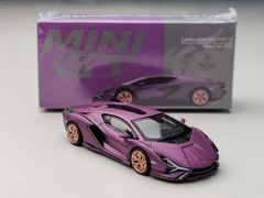 Xe Mô Hình Lamborghini Sian 1:64 MiniGT ( Tím )