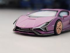 Xe Mô Hình Lamborghini Sian 1:64 MiniGT ( Tím )