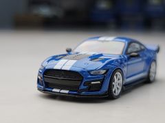 Xe Mô Hình Shelby Gt500 Dragon Snake Concept Ford Performance Blue 1:64 MiniGT ( Xanh )