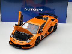 Xe Mô Hình Lamboghini Aventardo SVJ 1:18 Autoart (Orange)