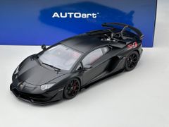 Xe Mô Hình Lamborghini Aventador SVJ 1:18 AutoArt (NERO NEMESIS/ MATTBLACK)