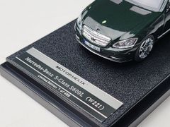 Xe Mô Hình Mercedes-Benz S-Class S600L(W221) 1:64 MOTORHELIX ( English Green )