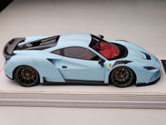 Xe Mô Hình Ferrari Novitec F8 1:18 Ivy Merit ( Baby Blue White Stripes )