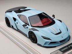 Xe Mô Hình Ferrari Novitec F8 1:18 Ivy Merit ( Baby Blue White Stripes )