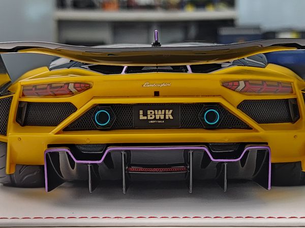 Xe Mô Hình Lamborghini Aventador GT EVO 1:18 Ivy Merit ( Yellow )