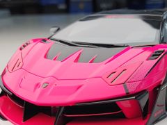 Xe Mô Hình Lamborghini Aventador GT EVO 1:18 Ivy Merit ( Black/Pink )